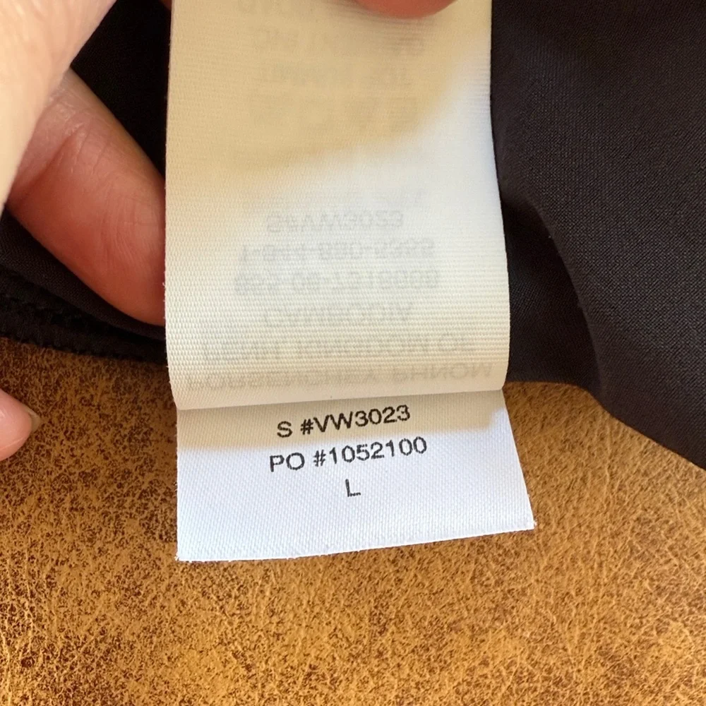 Vuori Break Point Skirt Sz Large Black White Tennis Golf Skort Preppy - Picture 5 of 6